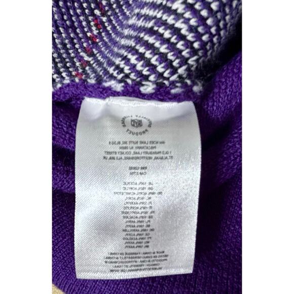 Baltimore Ravens Purple & Black Holiday Ugly Sweater Men's Size 2X (XXL) - Picture 7 of 7